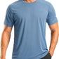 G Gradual Men's Workout Shirts Quick Dry Athletic Running T-Shirts Lightweight Moisture Wicking Short Sleeve Sports Gym Tops