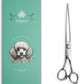 7" Dog Grooming Scissors – Handcrafted, Ergonomic, VG10 Stainless Steel for Sharper, Tougher, Better Edge Retention, Lightweight Shears with 3D Convex Blade for Dogs and Cats