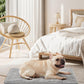 OhGeni Orthopedic Waterproof & Machine Washable Dog Bed for Small Medium Pets, Suitable for Crates, Cat Mat with 25D Egg Crate Foam, Removable Cover & Invisible Zipper, 30 Inches(Gray)
