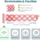 Pet Bandage 6 Rolls, Adhesive Bandage, Self Adhesive Bandage, First Aid Adhesive Gauze, for Horses, Dogs,Cats, Birds, Animals (Checkered, 2 Inch (Pack of 6))