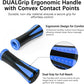Muscle Roller Stick for Athletes - Deep Tissue Fascia Blaster & Roller Massager for Myofascial Pain Relief - Handheld Physical Therapy & Recovery Tool(Blue black-18 inch)