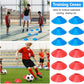 Soccer Speed Agility Training Set - 20FT Agility Ladder 12/16 Sports Cones and Soccer Kick Trainer Football Training Equipment Footwork Drills for Youth and Adults