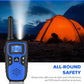 Wishouse Walkie Talkies for Adults Long Range-Rechargeable 4 Pack 2 Way Radios, Hiking Accessories Camping Gear Xmas Birthday Gift for Kids Family with Lamp,SOS Siren,NOAA Weather Alert,Easy to Use