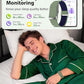 Smart Bracelet, Wearable Activity & Fitness Tracker Band, 24H Sleep Tracker, All-Day Continuous Heart Rate Blood Pressure Stress HRV Monitor, 170+ Sport Modes Smart Wristband with 2 Bands, Free APP