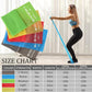 5 Pcs Professional Resistance Bands. Latex-Free, Elastic Band, Work Out Bands, Stretch Bands for Working Out Women or Men, Exercise Bands Set for Physical Therapy, Yoga, Pilates
