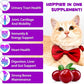2PCS Liquid Multivitamin for Cat, 15 in 1 Cats Multivitamin Liquid Drops Supplements for Skin & Coat, Heart Health, Bones and Joint, Cat Vitamins with Glucosamine and MSM, Immune System Support