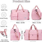 FIORETTO Women's Gym Duffle Bag with Shoes Compartment, 37L Capacity, Ideal for Travel, Gym, Sports, Duffel, Weekender