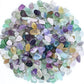 Keedolla 3 LB Fluorite Tumbled Chips Aquarium Fish Tank Gravel, Natural Crystal Quartz Stones Rocks Pebbles for Vase Fillers, Garden, Succulent Plants Decor