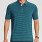 Golf Shirts for Men - Moisture Wicking Short Sleeve Performance Sport Casual Striped Collared Mens Polo Shirt