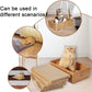 Cat Scratcher Cardboard Pad Scratch Box,4pcs Scratching Board for Indoor Cats,Reversible Durable with Catnip