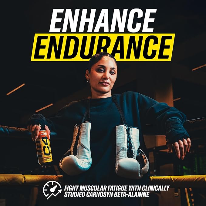 C4 Energy Drink 12oz (Pack of 12) - Strawberry Watermelon Ice - Sugar Free Pre Workout Performance Drink with No Artificial Colors or Dyes
