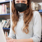 LEMENT 25pcs KN95 Face Mask Black 5 Layer Cup Dust Safety Masks Filter Efficiency≥95% Breathable Elastic Ear Loops Black Masks
