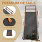 Dog Ramp for Bed, Adjustable Pet Ramps for Dog to Get on Bed, Non-Slip Rubber Surface - Folding Wooden Dog Ramp for Small/Large/Old Dogs, Adjustable up to 23.5 inch High Beds, Safety Railings