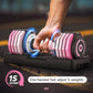 Adjustable Dumbbells Set 12.5LB/22.5LB Pair, 1-Sec Fast Adjustable 5 Weights by Turning Handle, Premium Comfort Non-slip Metal Dumbbells with Tray, Compact Size for Full Body Home Workout