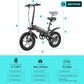 Gotrax S3 Electric Bike, 16x3.0 Fat Tire Electric Bicycle Adults, 750W Peak Motor, Max Range 25 Miles, Up to 20 Mph, Removable Battery, Adjustable Seat, Folding Electric Bike for Adults/Teens 13+