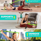 Stretching Strap with Loops - Non Elastic Stretch Band for Physical Therapy, Yoga Strap for Stretching Equipment, Stretch Bands for Exercise and Flexibility - Fascia, Hamstring & Leg Stretcher Belt