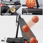 Portable Basketball Hoop Outdoor 5.3-10 FT Height Adjustable, Basketball Goals Systems for All Ages with 45 Inch Shatterproof Backboard in Backyard/Driveway/Indoor