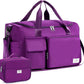 FIORETTO Women's Gym Duffle Bag with Shoes Compartment, 37L Capacity, Ideal for Travel, Gym, Sports, Duffel, Weekender