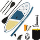 Inflatable Stand Up Paddle Board with SUP Accessories & Backpack. Paddle Boards for Adults. Non-Slip Deck, Wide Stance, Bottom Fin, Double Action Pump.