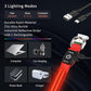 LED Dog Collar with Metal Buckle - USB Rechargeable Glow Collar for Dogs, Waterproof Light Up Dog Collar w/Reflective Strips - Adjustable Night Safety Collars by PetIsay(Red,Medium)