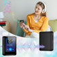 MP3 Music Player 32GB with Bluetooth, Portable Mini Music Player with 1.8 inch Screen, Speakers, FM Radio, Recorder, Up to 512GB, Black