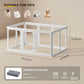 Acrylic Dog Playpen-Clear Dog Play Pen Indoor for Puppy-24”H 10Panels Transparent Pet Fence for Small Animals Rabbit Cat Ferret Whelping Crate Enclosure Cage Kennel with Easy Assembly