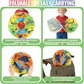 30 Inch LED Dart Board Kids Game,12PCS Sticky Balls,Indoor/Outdoor Sports Carnival Yard Party,Suitable for 3 4 5 6 7 8 9 10 11 12 Years Old Boys and Girls Birthday Gifts Dinosaur Toys