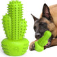 Dog Chew Toys Dog Toothbrush Stick Teeth Cleaning Brush Dental for Small Medium Large Dog, Rubber Squeaky Toys for Aggressive Chewers Cactus Tough Toys
