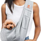 Tomkas Small Dog Sling Carrier - Classic Pocket & Classic Strap - for 3-10 lbs Pets(Grey)