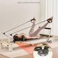 VEVOR Pilates Reformer Machine, Pilates Workout Equipment for Home Gym Studio Use, Pilates Bed with Dual Resistance- Spring & Cord, Reformer Set, Up to 400 LBS