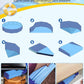 YSJILIDE Portable Dog Pool PVC Pet Swimming Bathtub Collapsible Hard Plastic Pool for Pets to Swim and Bath (L-87"x 12" Blue)