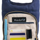 WanderFull® Original HydroBag® Collection, Water Bottle Holder w/Strap & Phone Pocket, Hands-Free Crossbody Water Bottle Bag