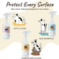 kin+kind Pet Odor Eliminator for Home - Litter Deodorizer, Pet Urine Odor Eliminator Spray and Stain Remover Spray for Harwood Floods, Carpet and Fabric - Pee, Odor and Stain Destroyer 32 fl oz