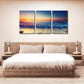Wieco Art 3 Piece Sea Waves Canvas Prints Modern Seascape Artwork Landscape Pictures Paintings on Stretched Canvas Wall Art for Living Room Home Decorations