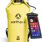 Earth Pak Waterproof Dry Bag - Roll Top Waterproof Backpack Sack Keeps Gear Dry for Kayak with Waterproof Phone Case