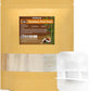 2 in 1 Foot Pads, 124 Pads Bamboo Vinegar Coconut Shell Powder Foot Pads with ''Stay in Place'' Bigger Adhesive Sheet