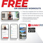 Sunny Health & Fitness Elliptical Trainer Machine w/Built-in Pulse Sensor, Low Impact Cardio Exerciser & Full-Body Cross Training for Home, Optional Free SunnyFit App Link & Electric w/300LB Load