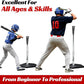 Batting Tee For Baseball And Softball With Traditional Home Plate Base,Alumium Stem,Handroll Rubber Top,Height Adjustable 24 to 46 inche For kids and Adults,Portable Baseball Tee Softball Tee