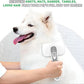 Dogs Cats Self Cleaning Slicker Brush for Shedding & Grooming Any Breed of Pets, Remove Loose Undercoat Knots Mats Tangled Hair for Small Medium Large Animal With Long Short Fur Length-Grey