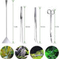 Aquarium Starter kit, The Package includes a Fish Tank Thermometer, aquascape Tool kit with a Sand Spatula, Straight Tweezers, Curved Tweezers, Curved Scissors, Handheld Sponge pad(3 PCS)