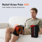 RAYOCON Red Light Therapy for Knee:Knee Massager with 6 Heat and 5 Vibration Infrared Red Light Therapy for Body Pain Relief Cordless Rechargeable Infrared Light Therapy Heated Knee Brace