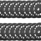 2 Inch Bumper Plates，10-500lbs，Barbell Rubber Olympic Weight Plates Set for Home Gym, Strength Training & Weight Lifting, Multiple Options Colors
