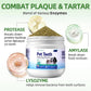 No-Brush Dog Teeth Cleaning Powder Eliminates Plaque in 30 Seconds, Dental Powder Cats Breath Freshener, Teeth Care Plaque Off Pet Tooth, Bad Breath Remedy Tartar Remover for Dogs with Enzymes