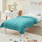 yescool Weighted Blanket (3 lbs, 36" x 48", Teal) Cooling Heavy Blanket for Sleeping Perfect for 20-40 lbs, Breathable Blanket with Premium Glass Bead, Machine Washable