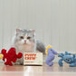 4 Pack Interactive Catnip Cat Plush Toy, Ocean Theme Set, 5'', for All Breed Size Cats (4 in 1)