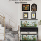 Fish Tank Stand 40 Gallon: Sturdy Aquarium Stand with Accessories Storage - Metal Fish Tank Table for 40-50 Gallon Reptile Breeder Turtle Terrarium - 35"X19.54" Weight Capacity 660 lbs