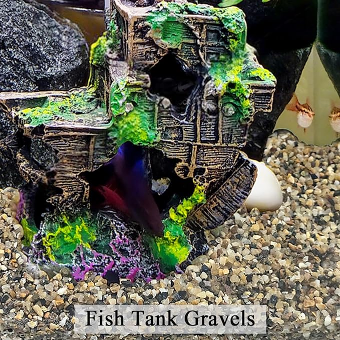 10 lbs Aquarium Sand, 1/16 Inch Fish Tank Gravel. Decorative Coarse Sand Pea Gravel for Aquarium Substrate, Terrariums, Vase, Plant, Soil Cover and Outdoor Landscaping Small River Rocks