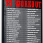 Gwisml 40 Reasons To Workout Wall Art,Inspirational Exercise Fitness Canvas Frame Paintings For Gym Sports Room Home Workplace Wall Art Decor