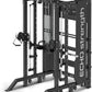 Commercial Cable Crossover Exercise Machine All in One Functional Trainer Cable Machine with 400LBS Weight Stacks Power Cage Squat Rack with Pulley System Compact Functional Trainer for Home Gyms