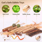 Cat Toys Cat Chew Toys, Silvervine Sticks Catnip Rope Toys for Cats Teeth Cleaning, Kitten Dental Care, Kitty for Indoor Cats Increase Appetite,Enhances Oral & Dental Health (21 Pack)
